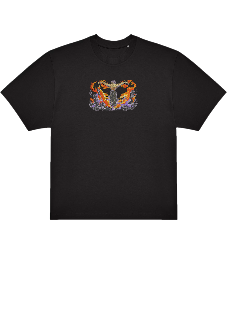 T-SHIRT OVERSIZE PREMIUM yujiro fire
