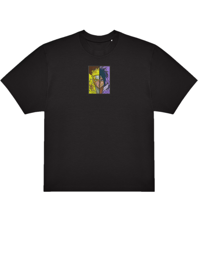 T-SHIRT OVERSIZE PREMIUM naruto sasuke