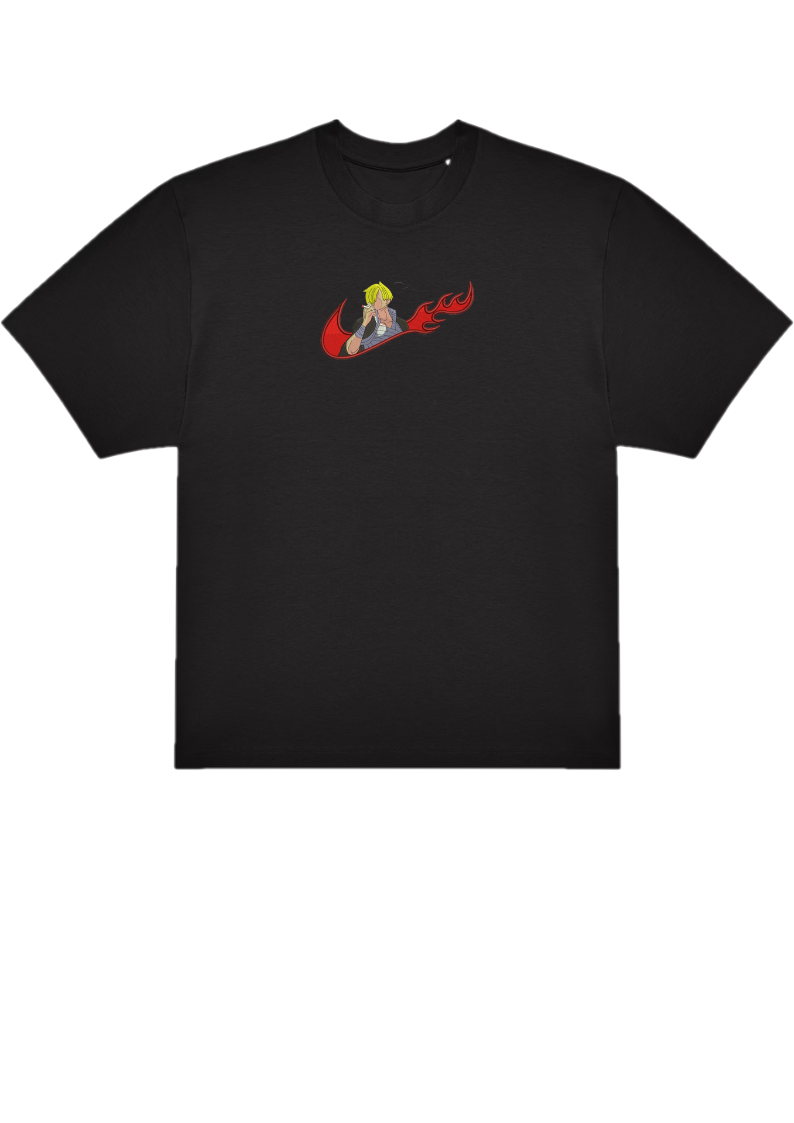 T-SHIRT OVERSIZE PREMIUM sanji flamme
