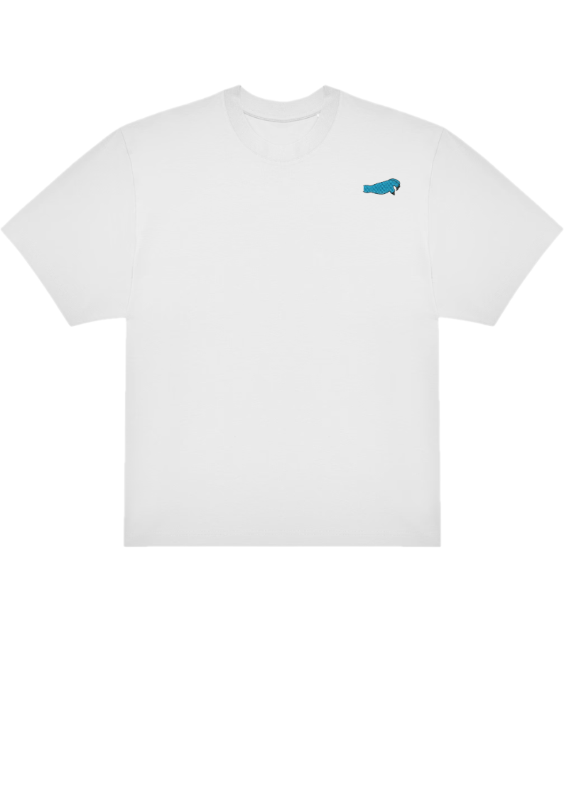 T-SHIRT OVERSIZE PREMIUM main monstre bleu
