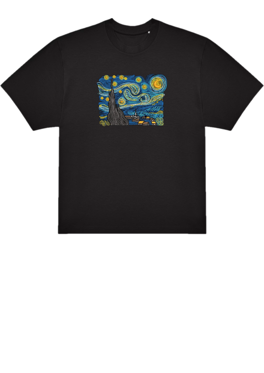 T-SHIRT OVERSIZE PREMIUM van gogh geant