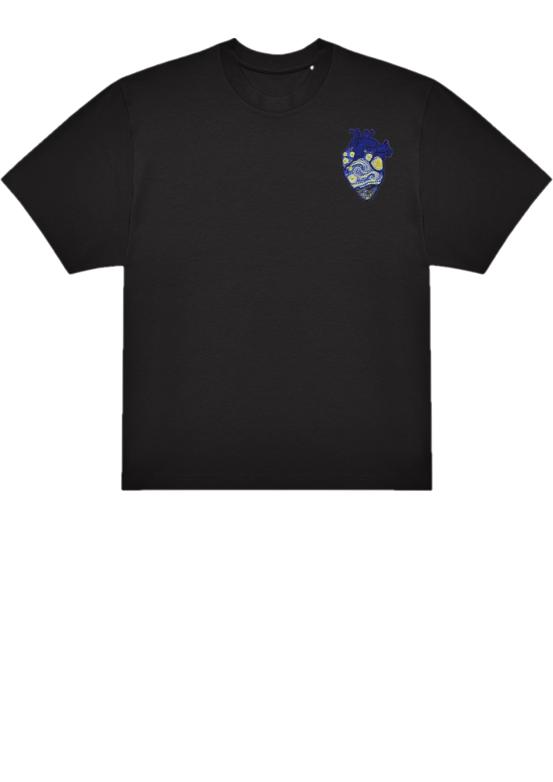 T-SHIRT OVERSIZE PREMIUM coeur van gogh