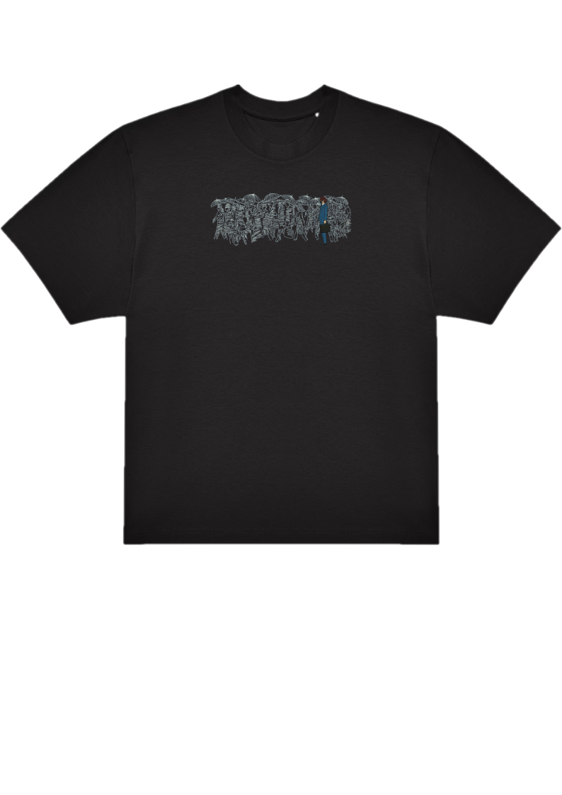 T-SHIRT OVERSIZE PREMIUM line art work