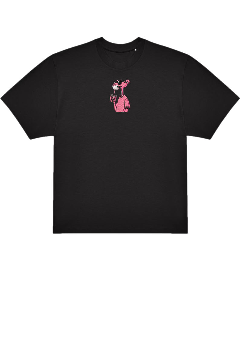T-SHIRT OVERSIZE PREMIUM bubble pink panter