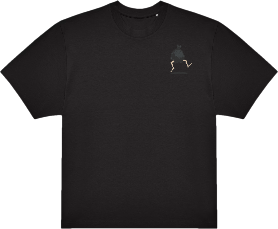 T-SHIRT OVERSIZE PREMIUM poubelle malicieuse 2