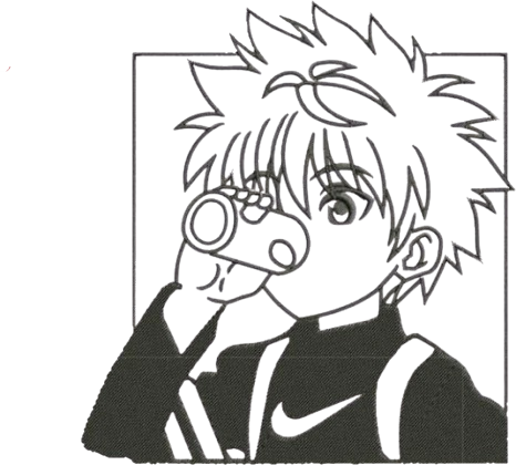T-SHIRT SIMPLE killua line