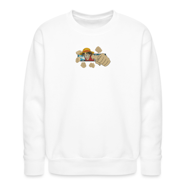 sweat col rond punch cadre