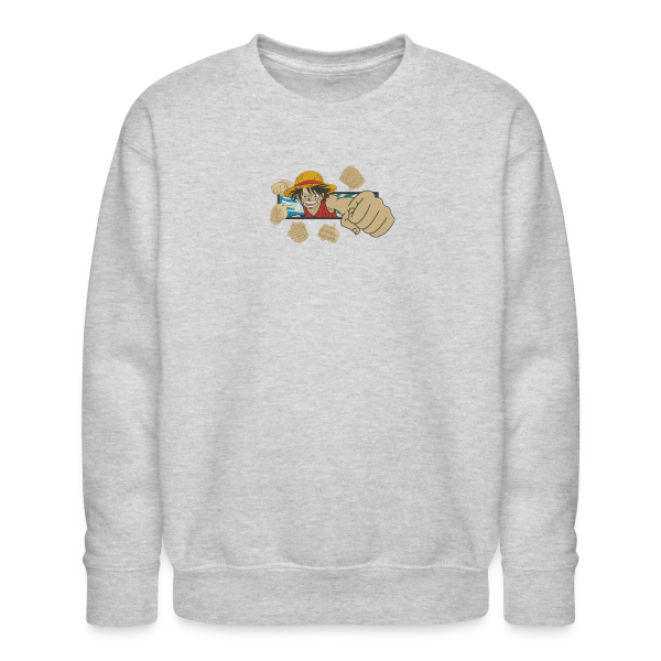 sweat col rond punch cadre