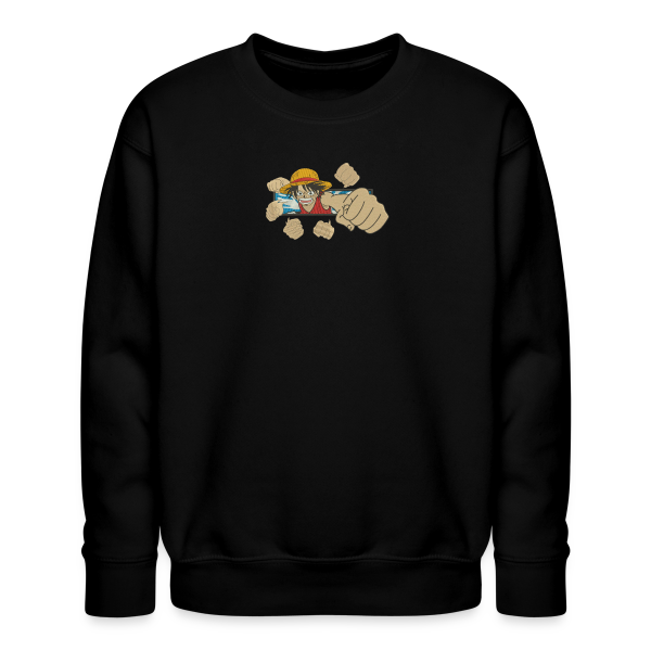 sweat col rond punch cadre