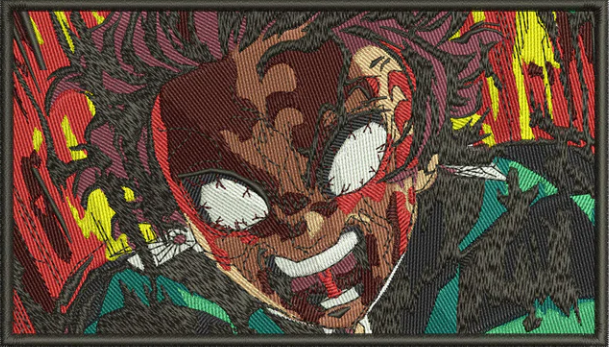 sweat col rond angry tanjiro