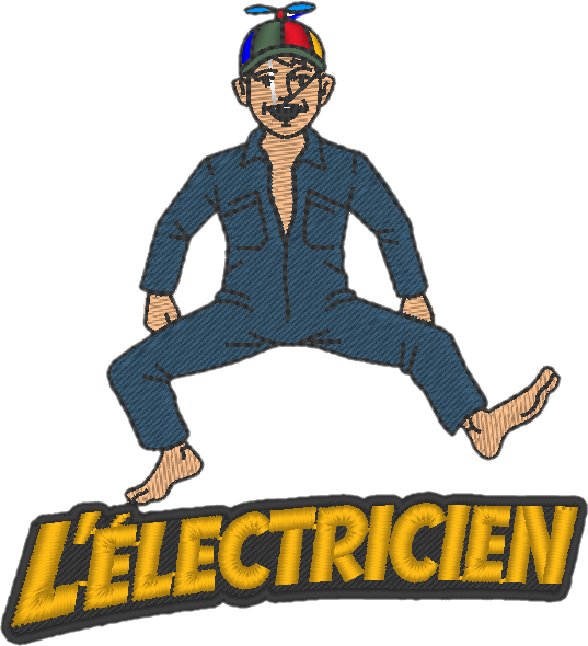 T-SHIRT l'électricien