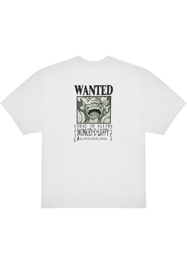 T-SHIRT OVERSIZE PREMIUM luffy wanted