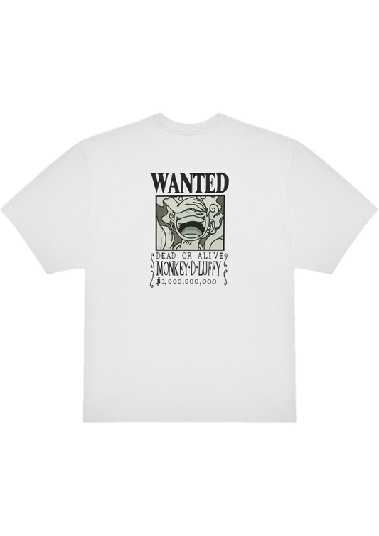 T-SHIRT OVERSIZE PREMIUM luffy wanted