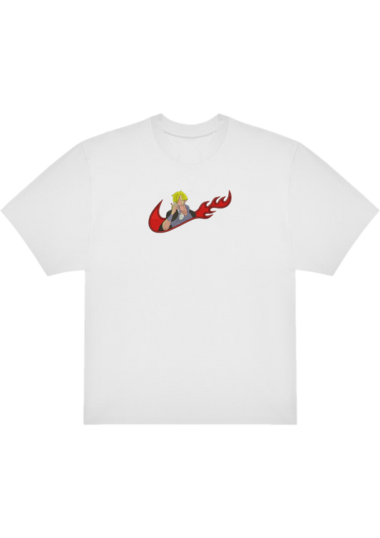 T-SHIRT OVERSIZE PREMIUM sanji flamme