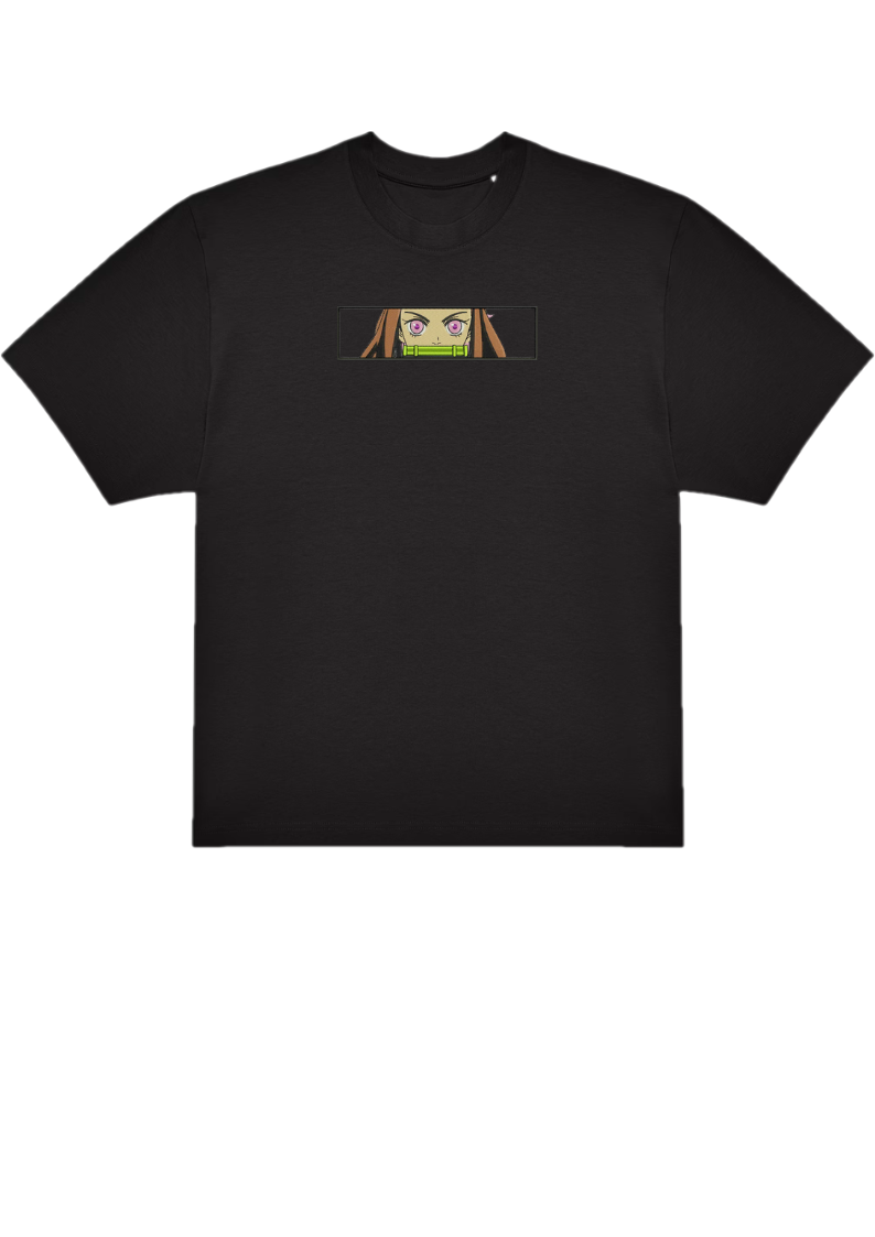 T-SHIRT OVERSIZE PREMIUM nezuko eyes