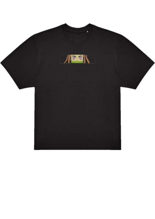 T-SHIRT OVERSIZE PREMIUM nezuko eyes