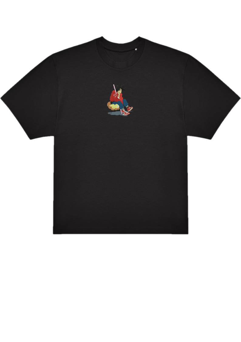 T-SHIRT OVERSIZE PREMIUM goku sit