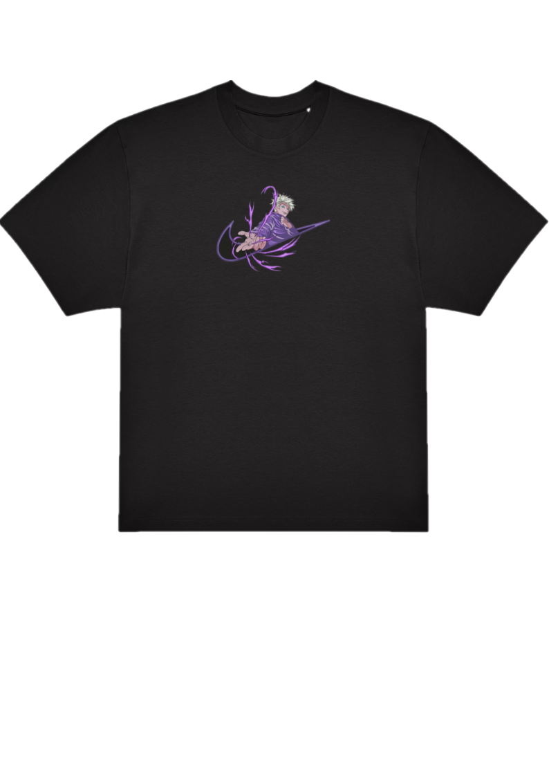 T-SHIRT OVERSIZE PREMIUM violet gojo