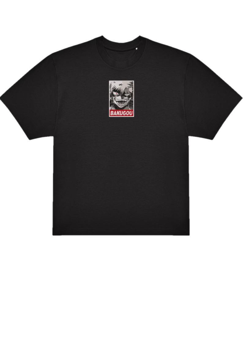 T-SHIRT OVERSIZE PREMIUM bakugo cadre
