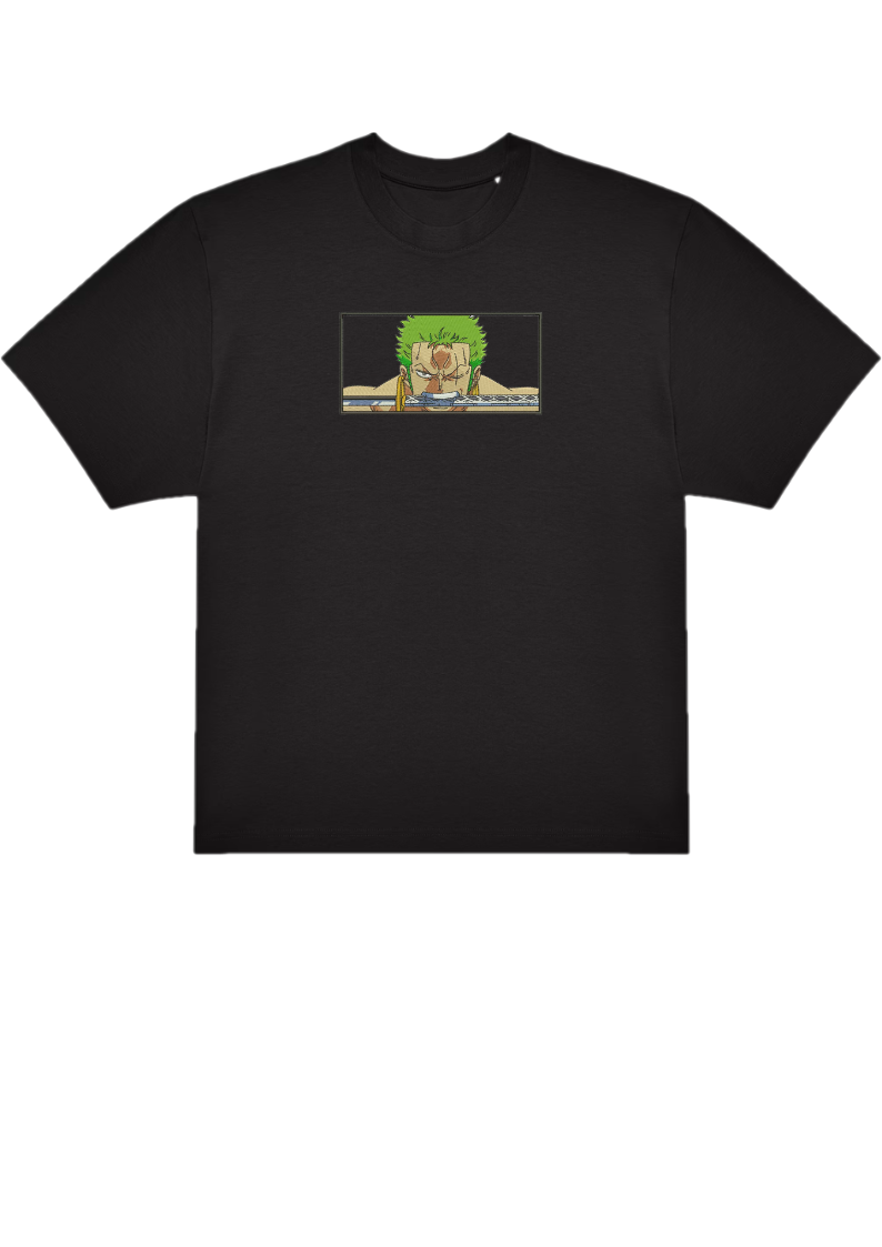 T-SHIRT OVERSIZE PREMIUM zoro sabre cadre