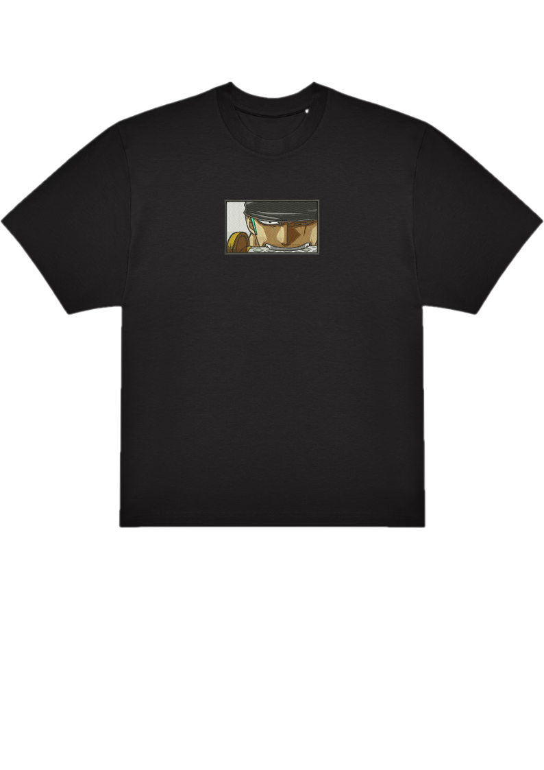 T-SHIRT OVERSIZE PREMIUM zoro face cadre
