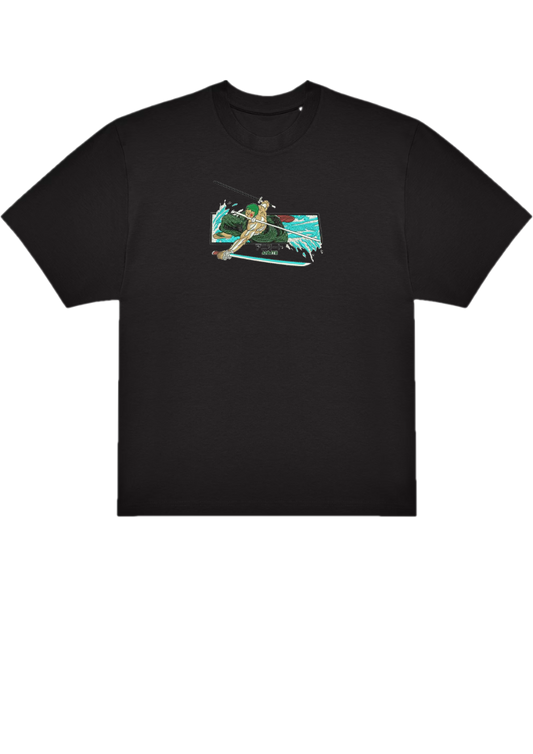 T-SHIRT OVERSIZE PREMIUM zoro cadre eau