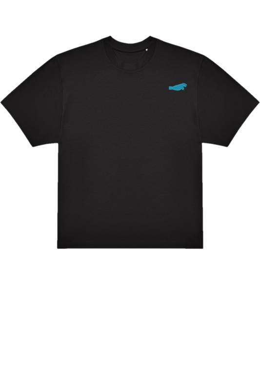 T-SHIRT OVERSIZE PREMIUM main monstre bleu