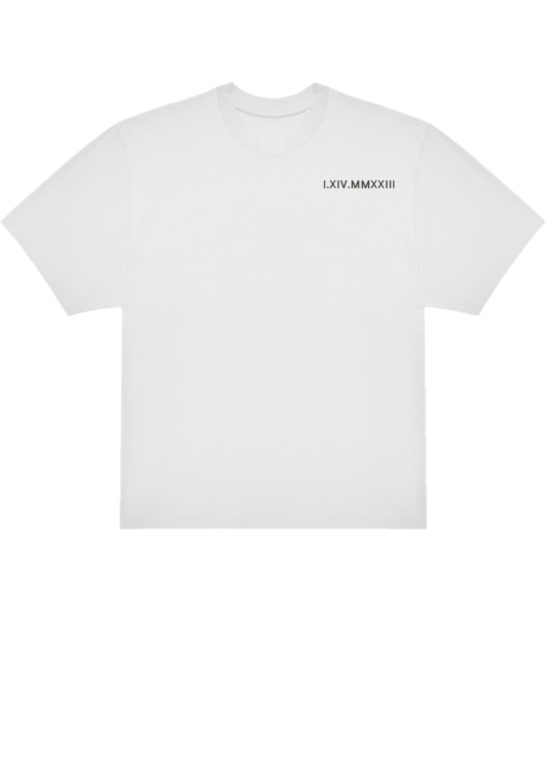 T-SHIRT OVERSIZE PREMIUM chiffre romain