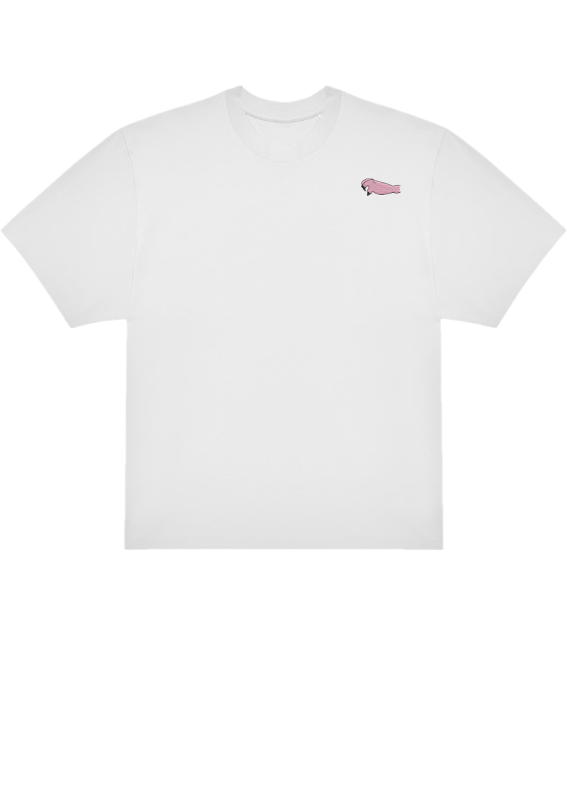T-SHIRT OVERSIZE PREMIUM main monstre rose