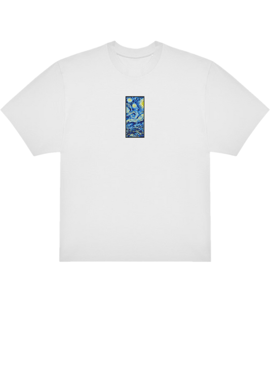 T-SHIRT OVERSIZE PREMIUM van gogh cadre