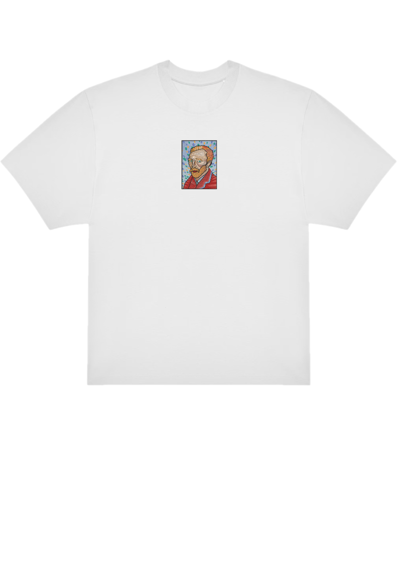 T-SHIRT OVERSIZE PREMIUM van gogh portrait