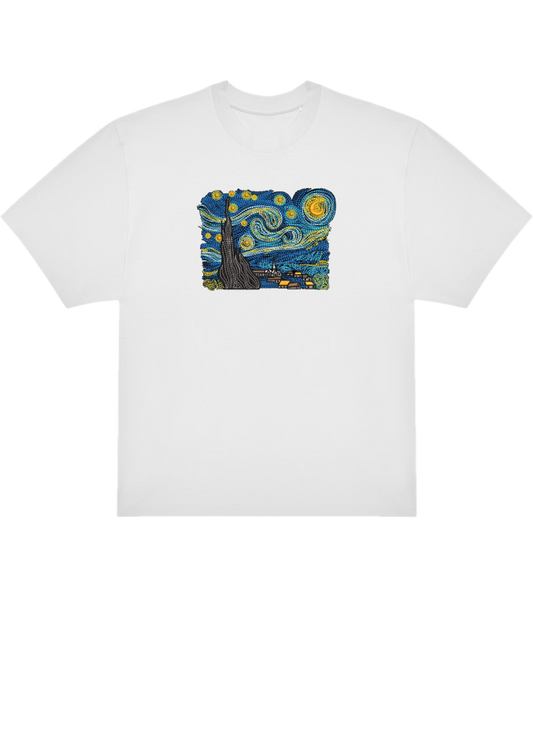 T-SHIRT OVERSIZE PREMIUM van gogh geant