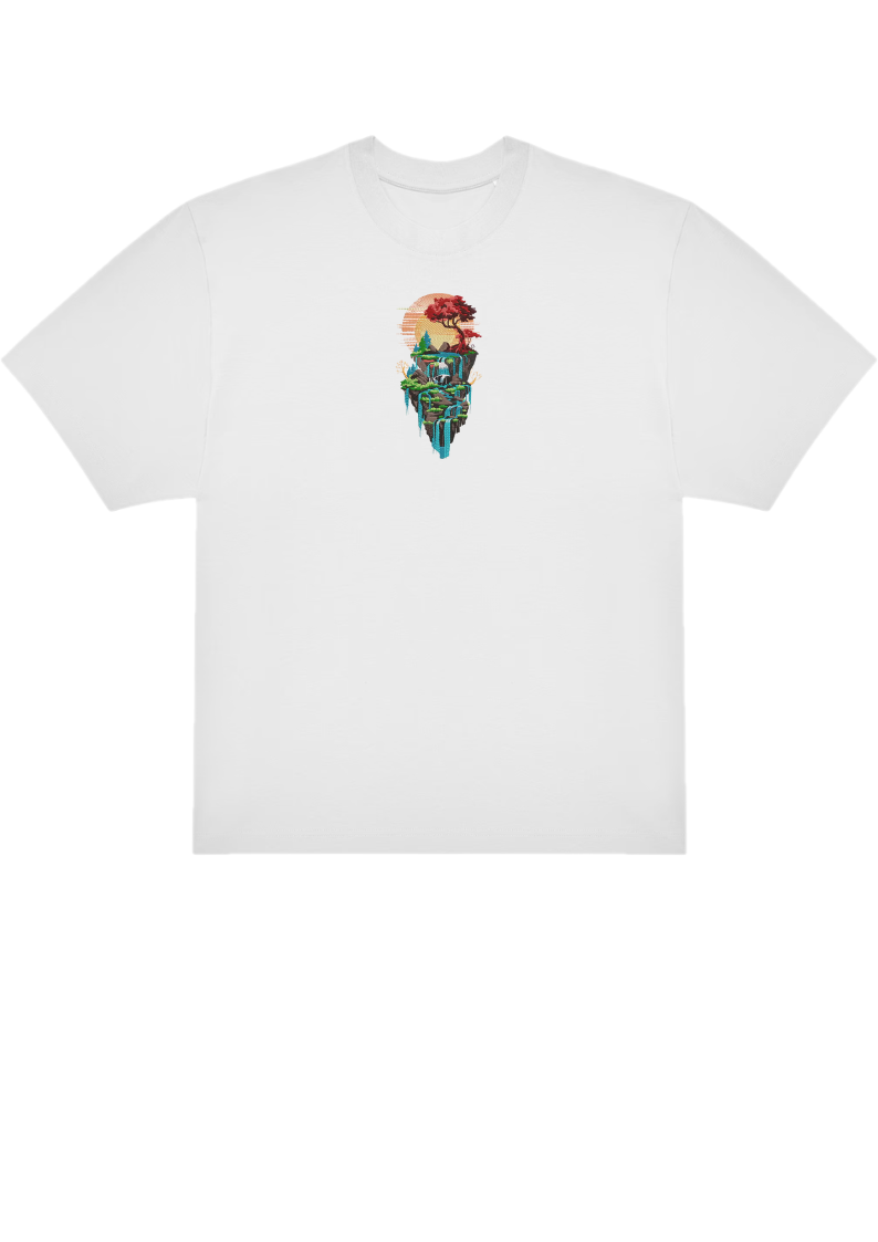 T-SHIRT OVERSIZE PREMIUM cascade