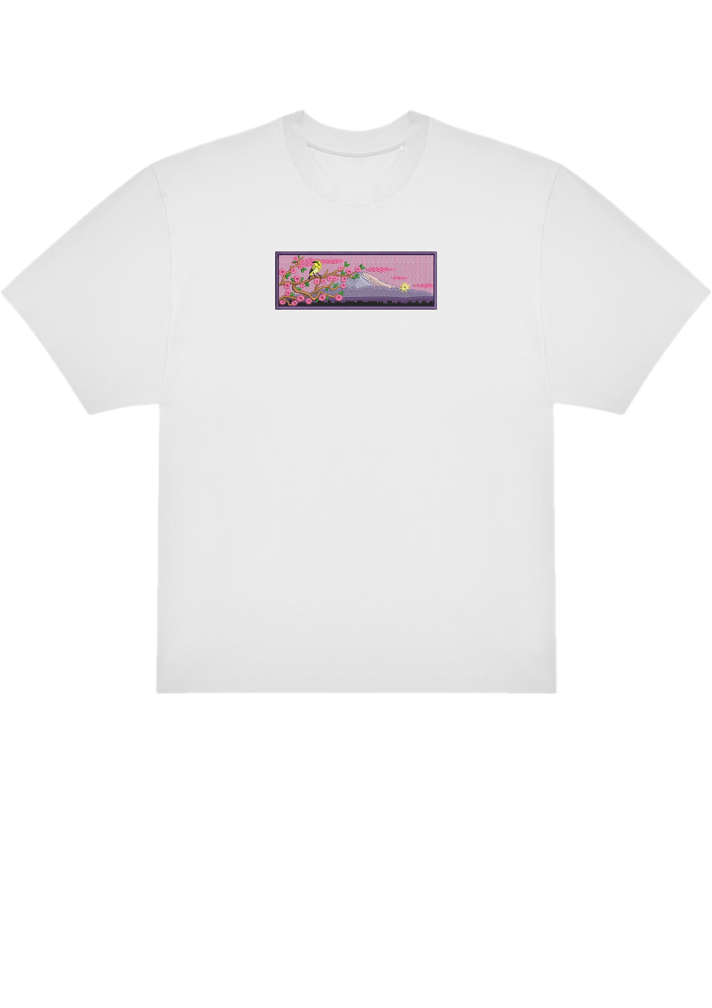 T-SHIRT OVERSIZE PREMIUM oiseau fuji