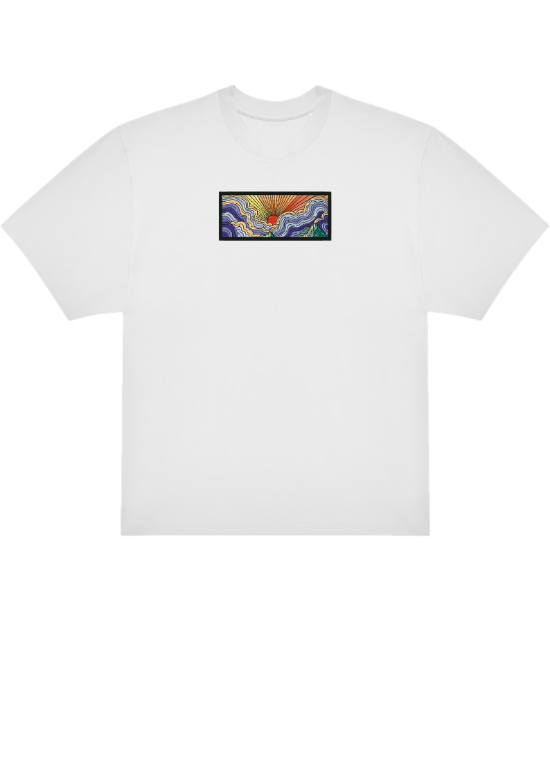 T-SHIRT OVERSIZE PREMIUM soleil cadre