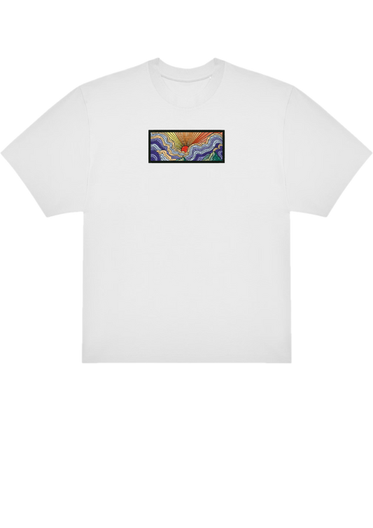 T-SHIRT OVERSIZE PREMIUM soleil cadre