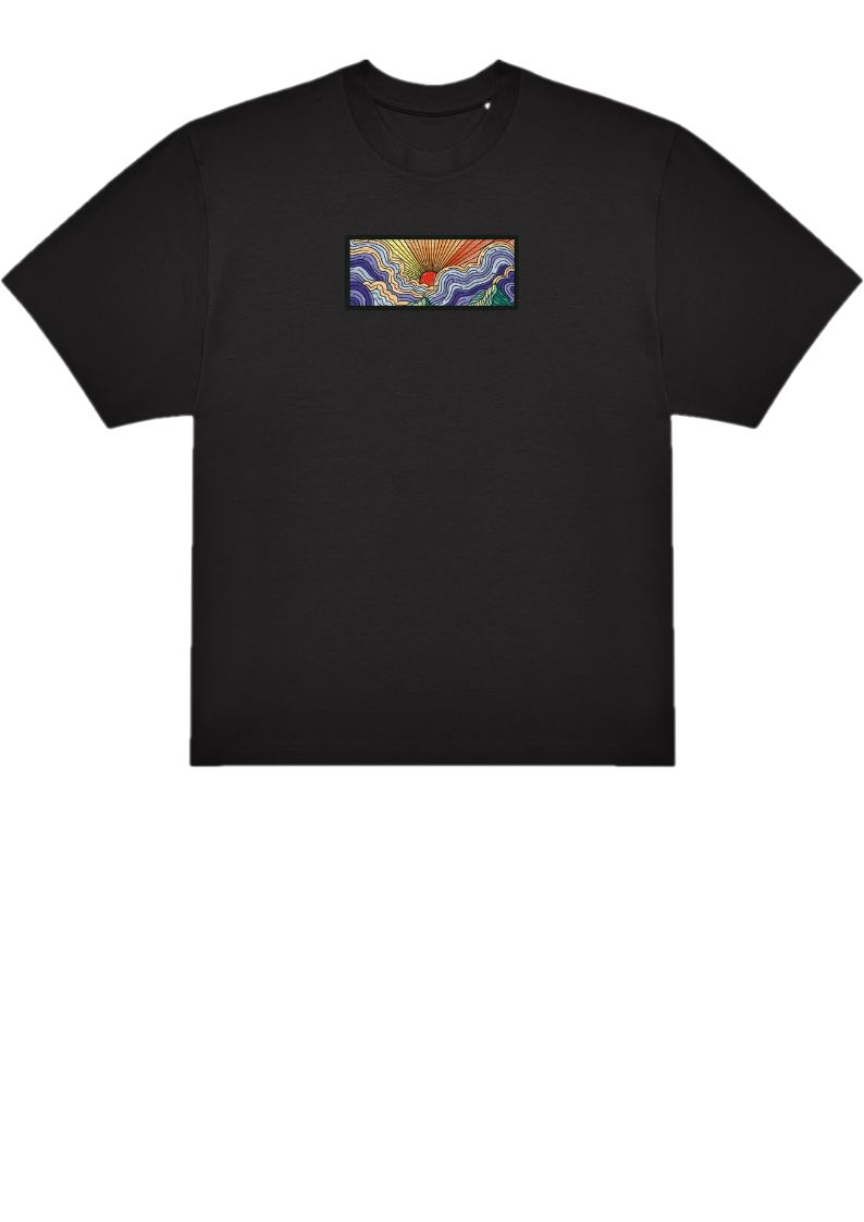 T-SHIRT OVERSIZE PREMIUM soleil cadre