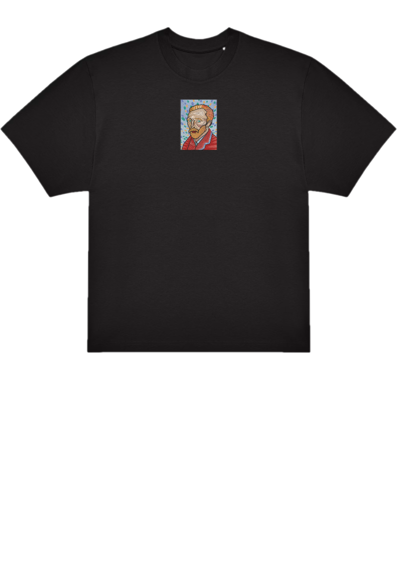 T-SHIRT OVERSIZE PREMIUM van gogh portrait