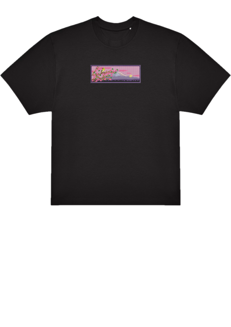 T-SHIRT OVERSIZE PREMIUM oiseau fuji