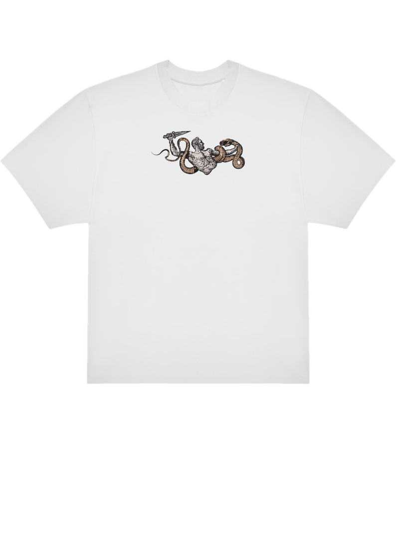 T-SHIRT OVERSIZE PREMIUM serpent grec