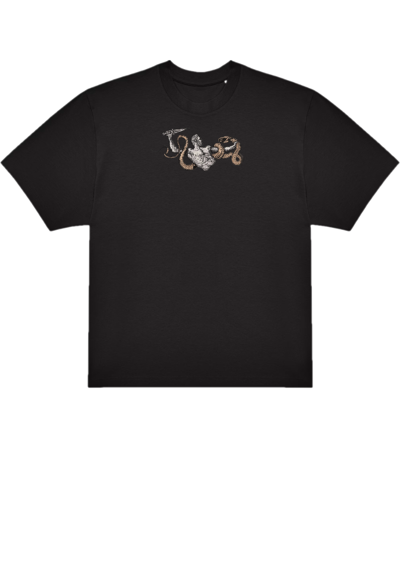 T-SHIRT OVERSIZE PREMIUM serpent grec