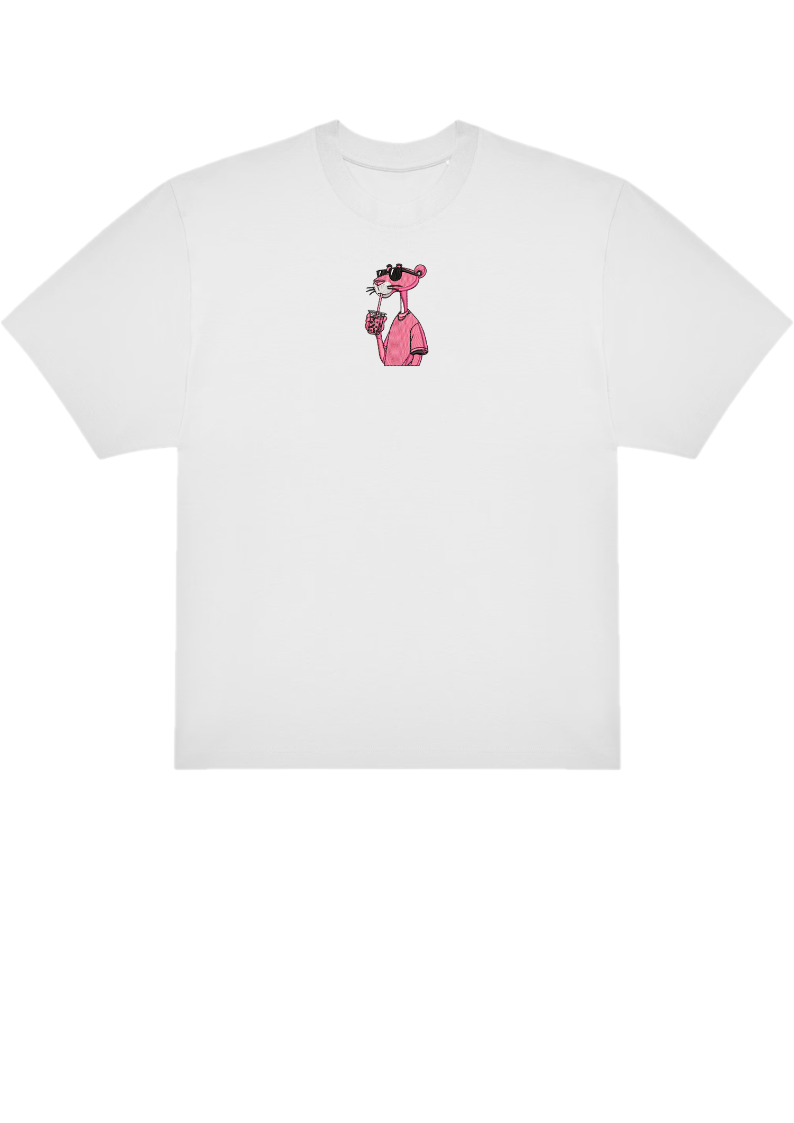 T-SHIRT OVERSIZE PREMIUM bubble pink panter