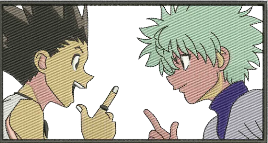 T-SHIRT SIMPLE killua and gon