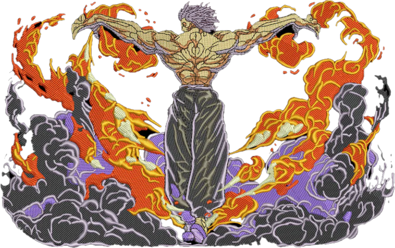 sweat a capuche yujiro fire