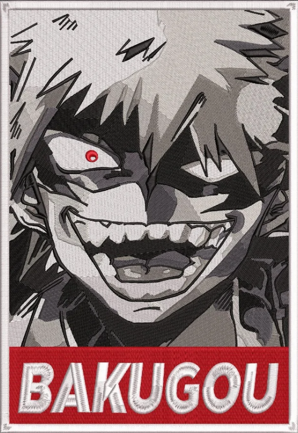sweat col rond bakugo cadre