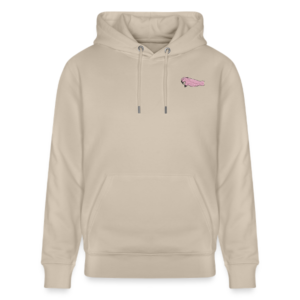 sweat a capuche main monstre rose