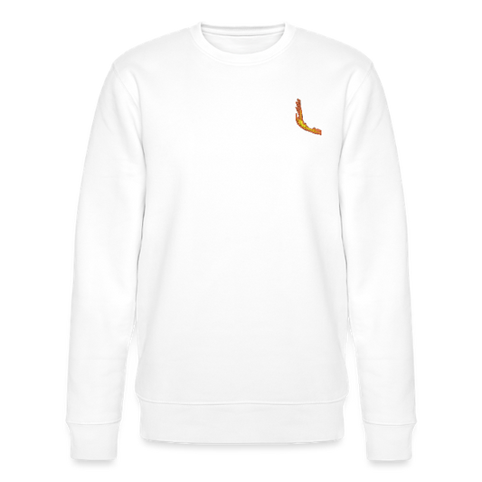 sweat col rond main feu