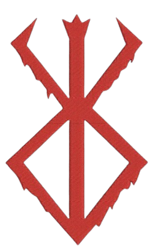 sweat col rond berserk red