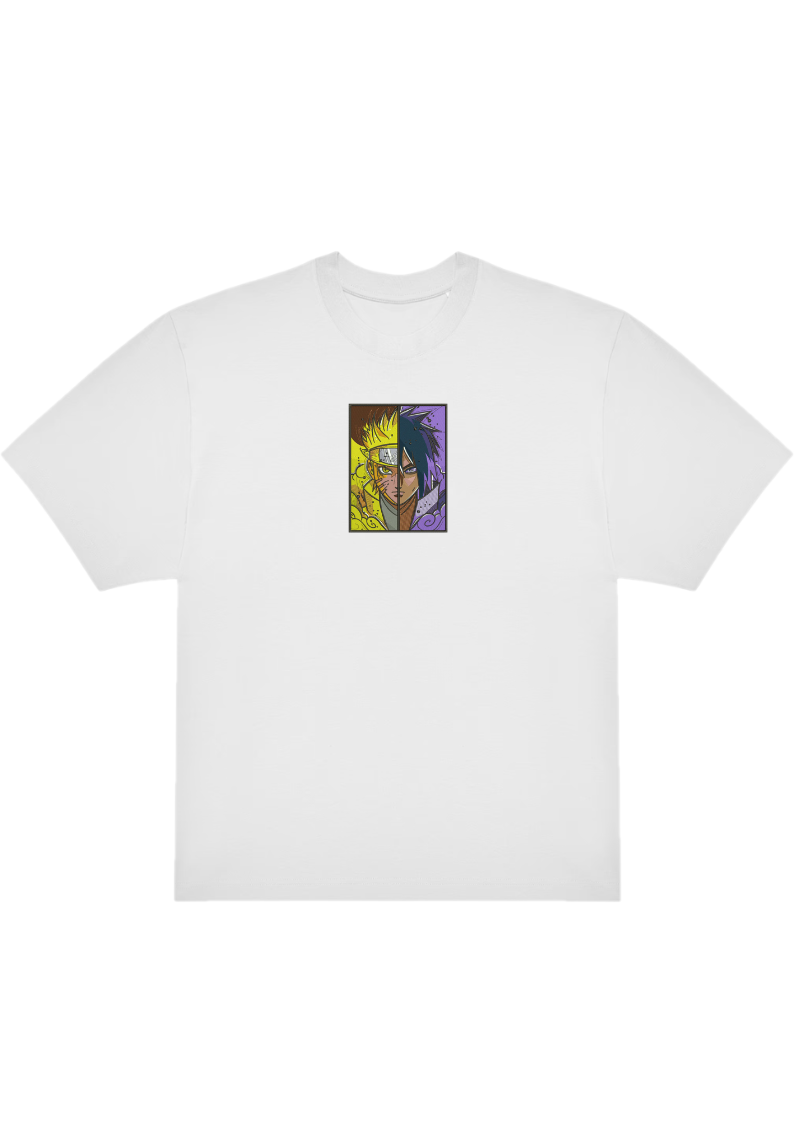 T-SHIRT OVERSIZE PREMIUM naruto sasuke