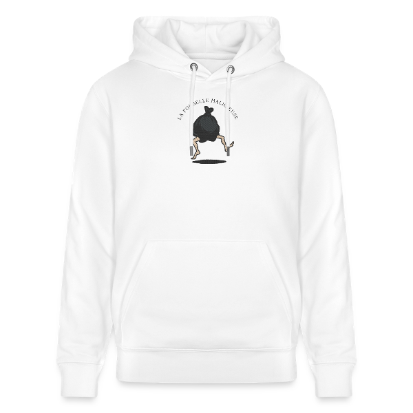 sweat a capuche poubelle malicieuse